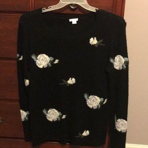 Flowered sweater